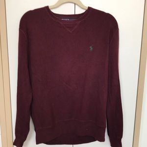 Polo Ralph Lauren burgundy sweater size small